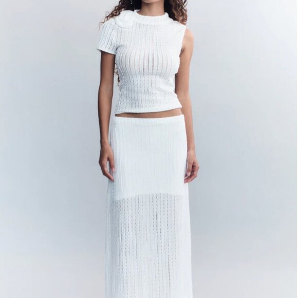 With Jean Loulou Midi Skirt, S - Picture 4 of 4